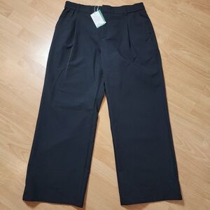 NWT Halara Black Water Repellent Wear-Resistant Thermal Straight Pants XL
